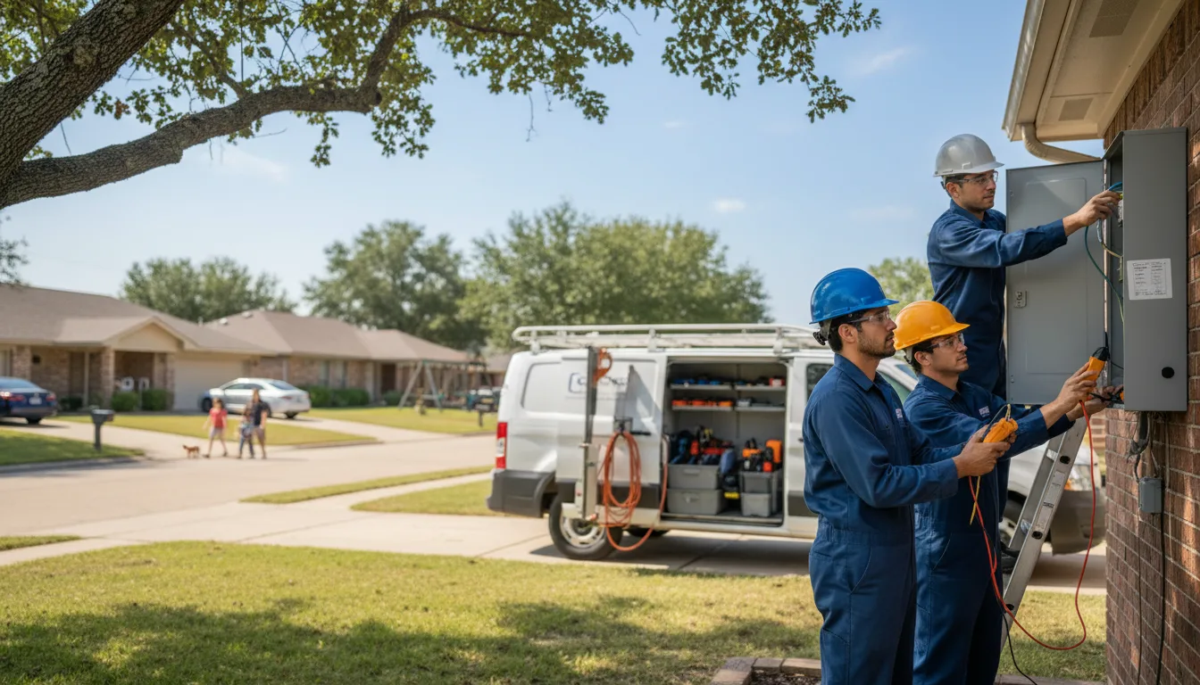 Certified electrician providing emergency electrical services in Zenda, WI